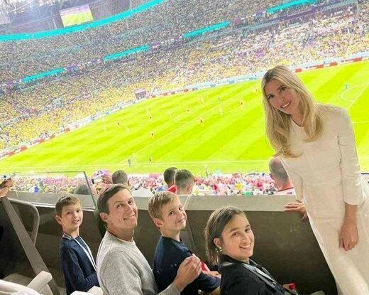 ایوانکا ترامپ به همراه خانواده اش بازی امشب ایران و آمریکا را از نزدیک تماشا خواهد کرد